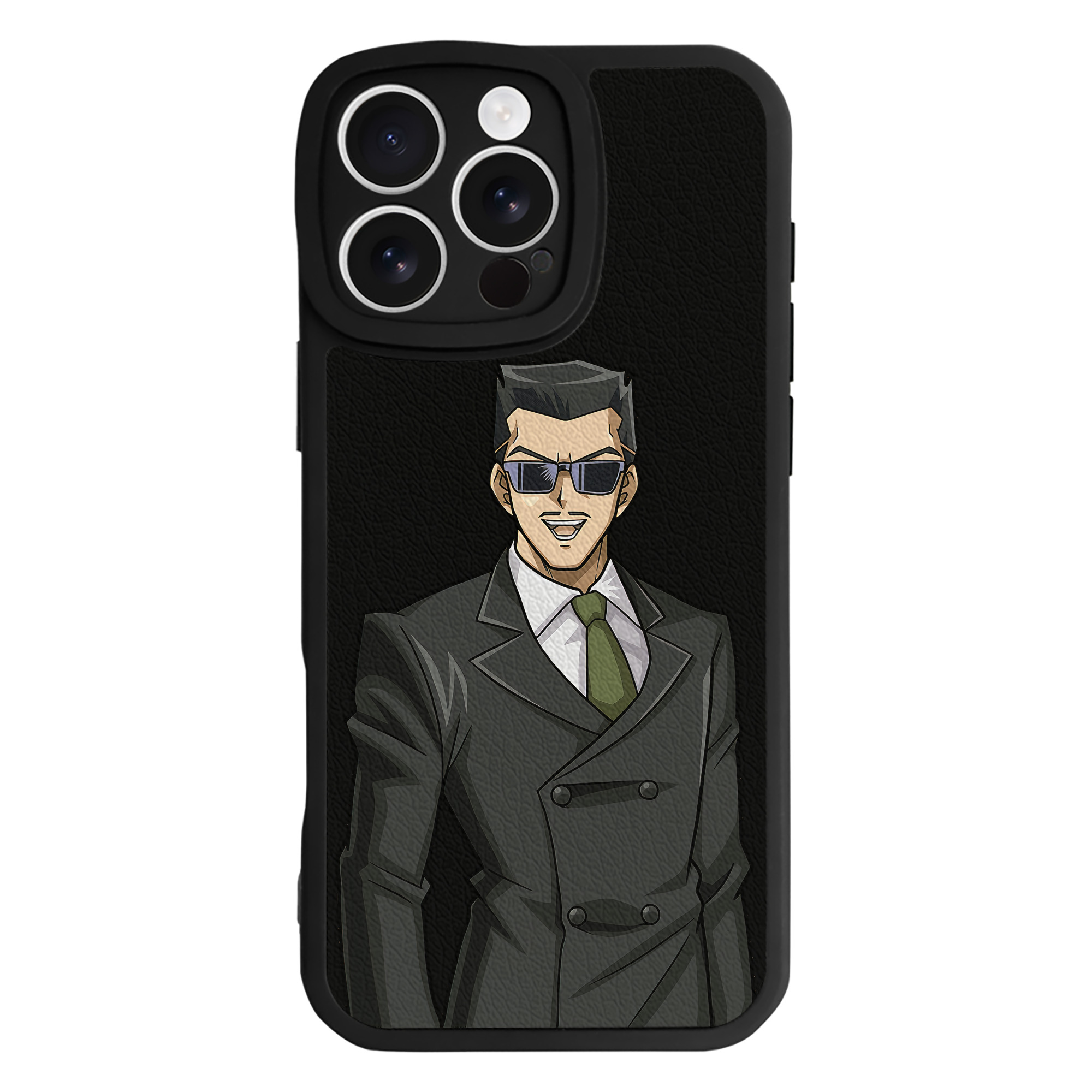 遊☆戯☆王 Yu-Gi-Oh! 【iPhone 16シリーズ対応】シリコンスマホケース（レザー調） 材質：シリコン